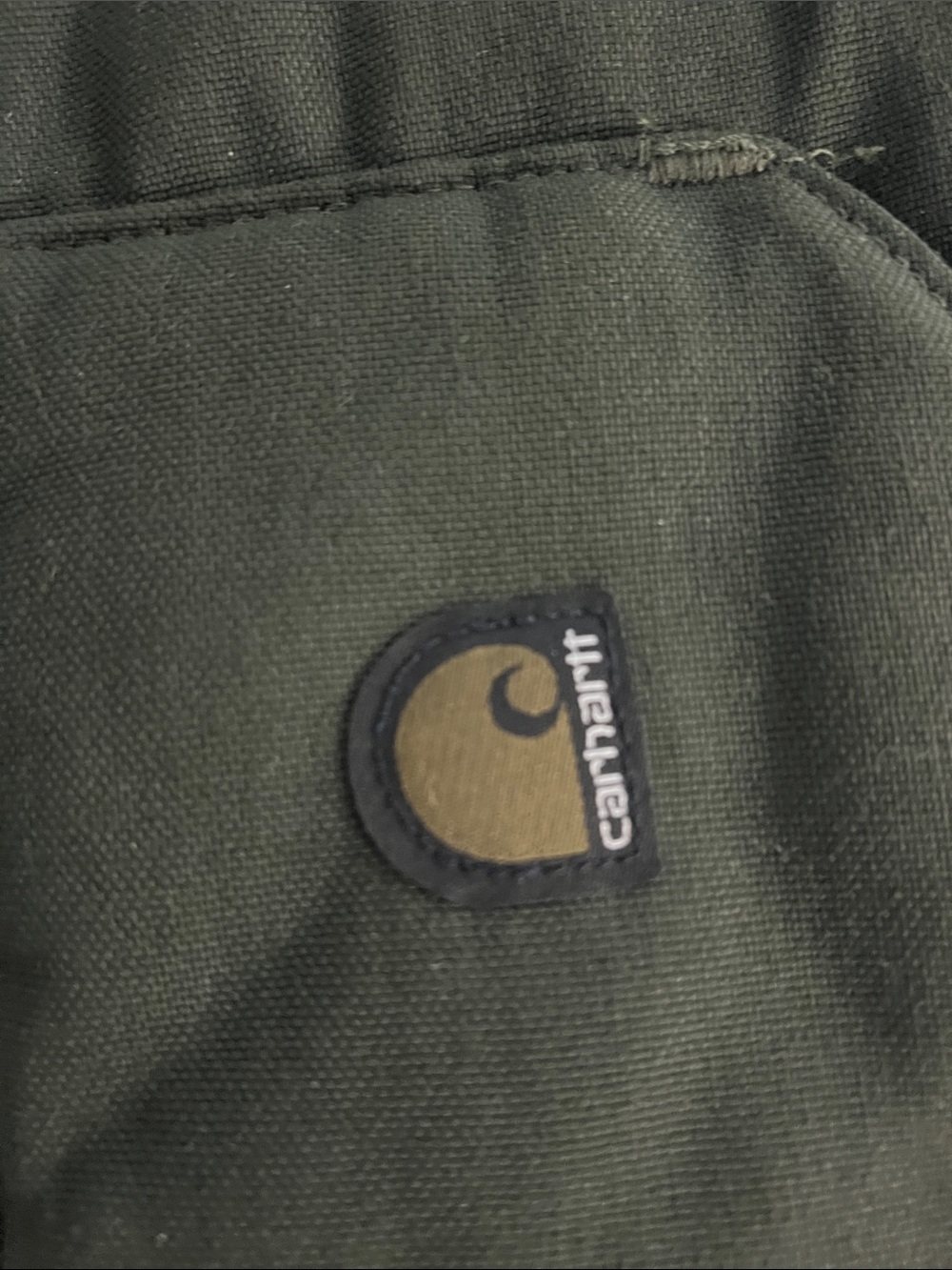 Vintage Carhartt Men's Duck Canvas Vest Union USA Made Size Large moss green - Picture 6 of 13